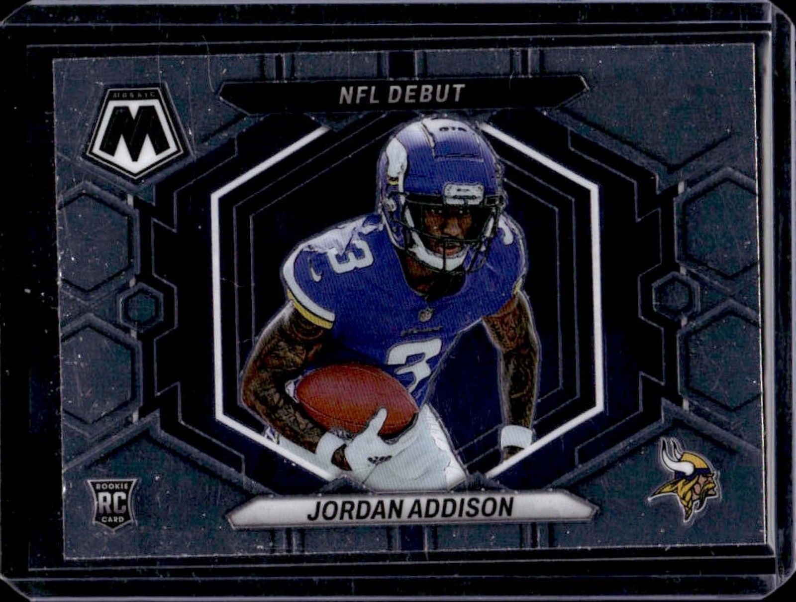 2023 Mosaic Jordan Addison RC Rookie NFL Debut #ND-14 Vikings