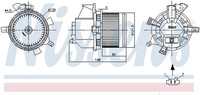 1X Nissens 87466 InnenraumgebläSe FüR CitroëN Peugeot