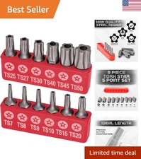 12Pc Torx Plus 5-Point Tamper-Proof Bit Set - Secure Auto & Electronics Repair