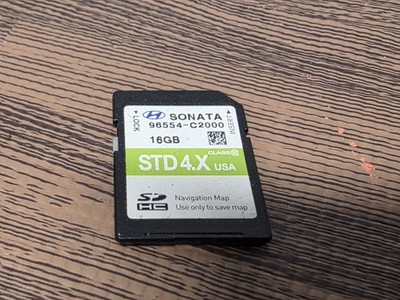 HYUNDAI SONATA Map Data GPS Navigation SD Card U.S Map 96554-C2000 STD4.X