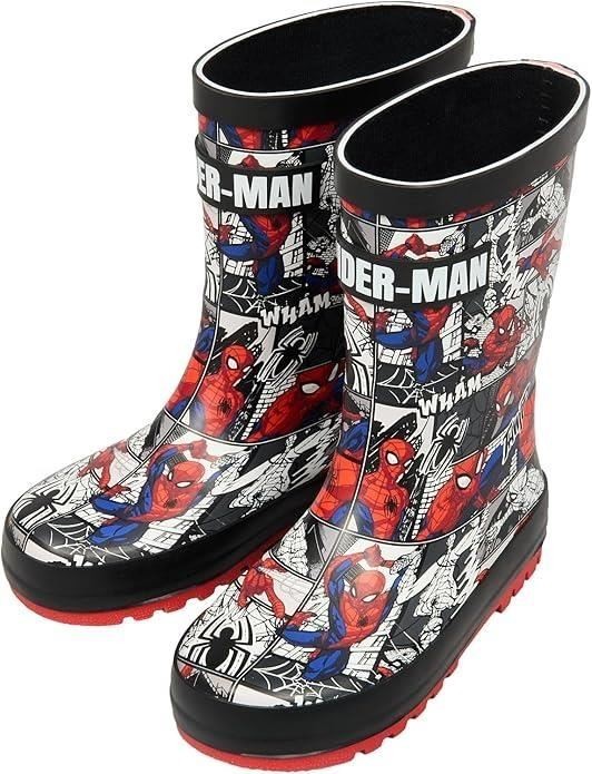 Botas De Agua Para Niños Spiderman De Marvel, Botas De Superhéroe De Cómic