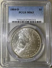 1884-O $1 Morgan Silver Dollar PCGS MS63 (311)