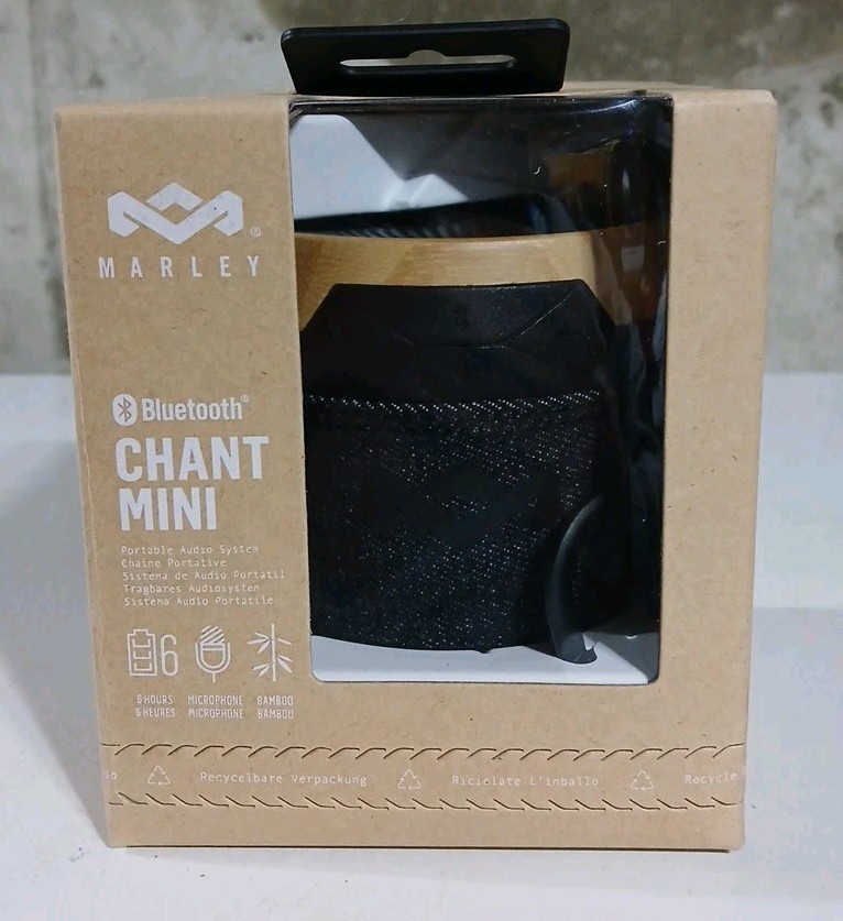 NEW! Bob House Of Marley Chant Mini Bluetooth Speaker UNOPENED NOS