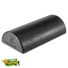 High Density Foam Roller 12 Inch Firm Half Round Textured Massager Back