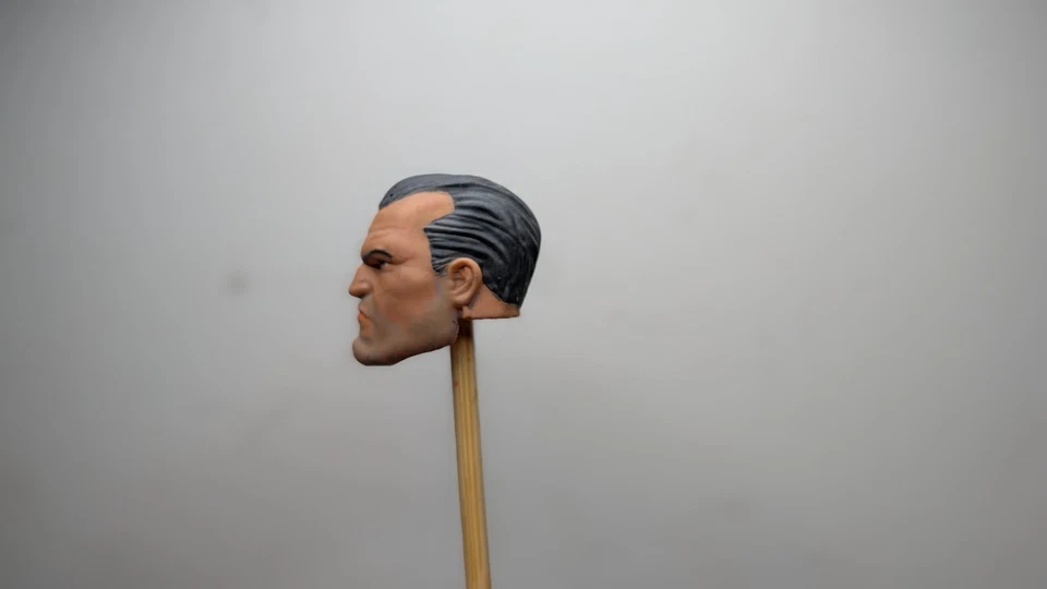 1:12 Pintado Personalizado Frank Castle, El Castigador Pintado Cabeza Escultura Foto 4 de 4
