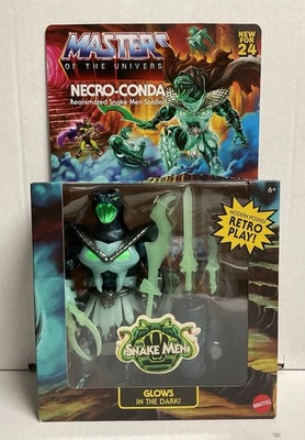 Mattel Masters of the Universe Necro-Conda Glows In Dark 7” Action Figure - Image 1 of 4