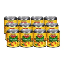 Sliced Yellow Cling Canned Peaches in Heavy Syrup 8.5 oz Can Pack of 12 Cans