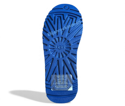 NEW UGG NEUMEL II GRAPHIC BLUE SUEDE SHEEPSKIN CHUKKA ANKLE  display picture 2