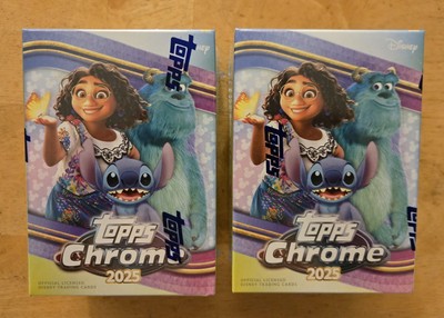 2025 Topps Chrome Disney Value Blaster Box New 2x Lot