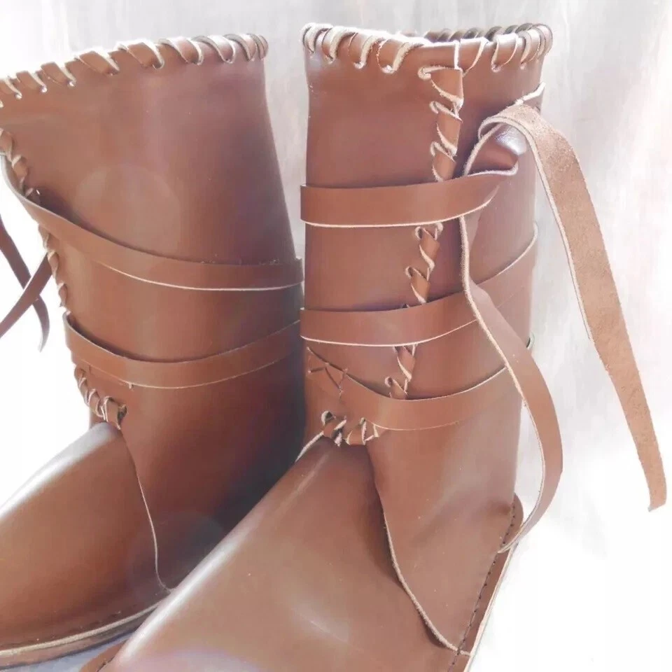 Product Details: Medieval style boots Renaissance Shoes Larp & Cosplay Shoes Pi - Image 4 of 4