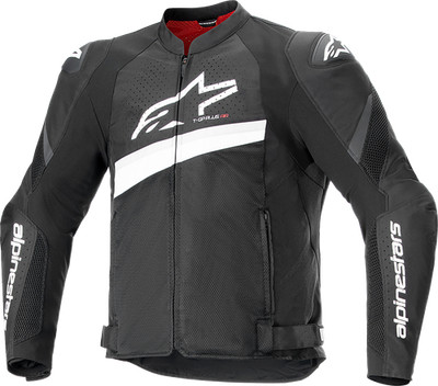 Alpinestars T-GP Plus R v4 Airflow Jacket Black White Medium 3300624-12-M