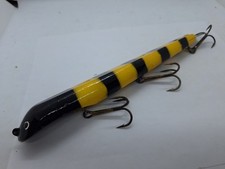 10" Suick Thriller Weighted Jailbird Wood Jerkbait Musky Lure
