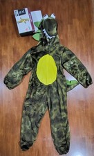 Boys Halloween Costume Dinosaur Jumpsuit Size 6/7 Tyranosaurus NEW