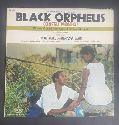 OST BLACK ORPHEUS LP VG+  Antonio Carlos Jobim & Luis Bonfa Epic Yellow Label
