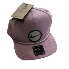 Nike Pro Structured Cap Hat Adult Unisex Pink Snapback Dri Fit Golf - L/XL New