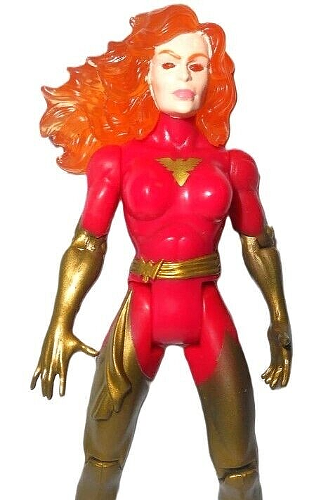 X-MEN toybiz 1998 DARK PHOENIX red jean grey complete toy biz