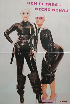 KIM PETRAS & NICKI MINAJ - A3 Poster 42x28cm - Sexy Fan Merch Plakat Sammlung