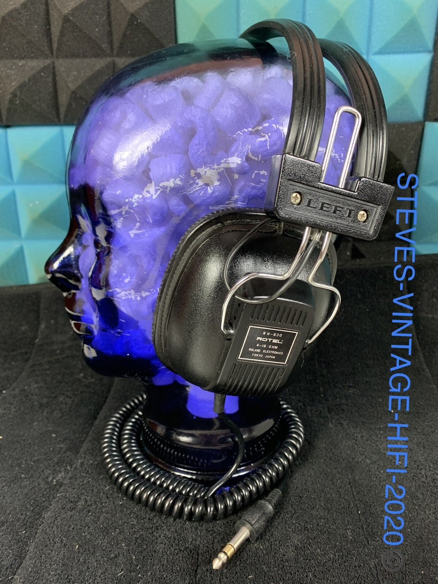 ROTEL RH-630 ヘッドフォン　検索) ヘッドホン　ローテル　sony Rotel RH-630 Stereo Headphones ULTRA RARE Roland Electronics