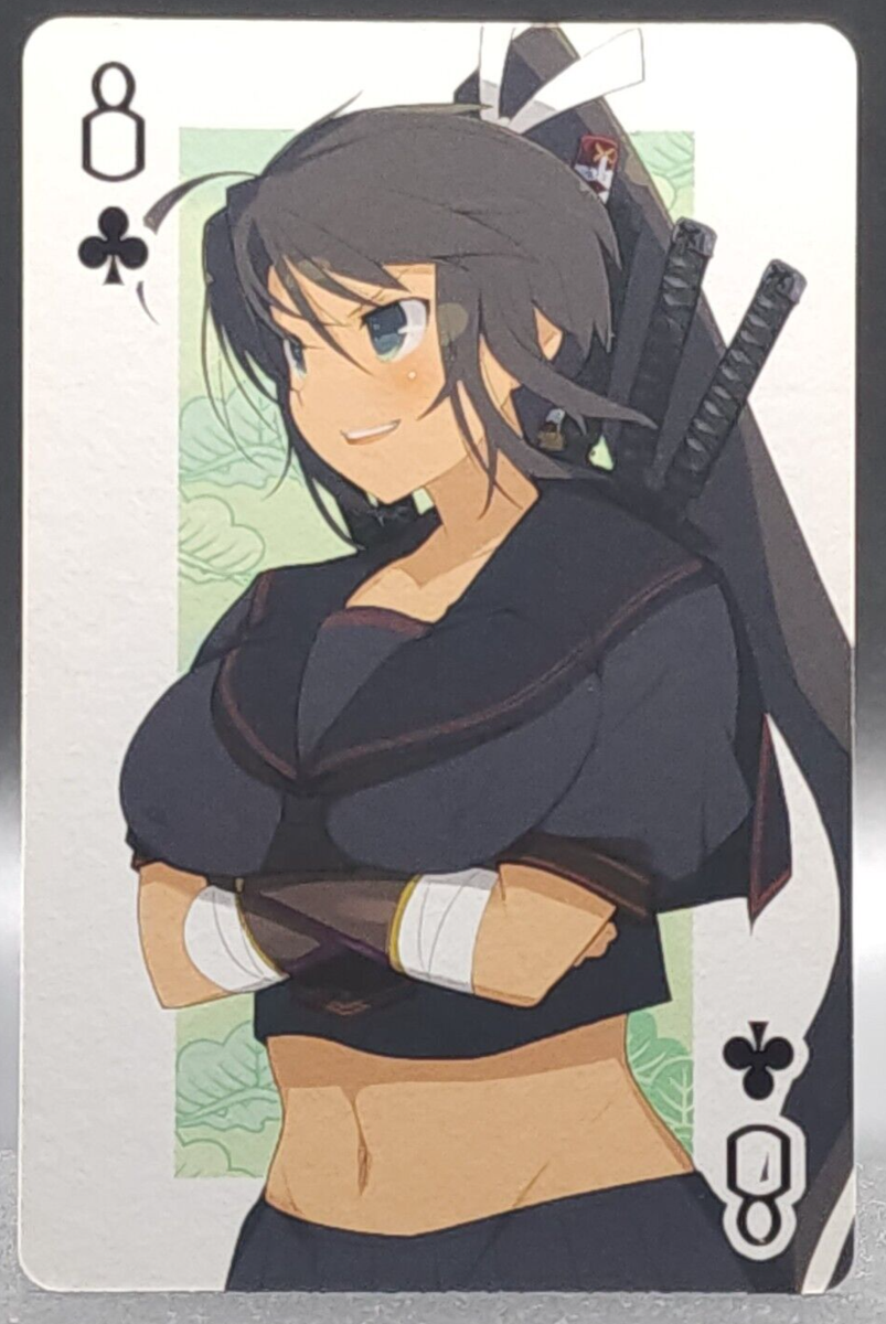 Homura Senran Kagura Playing Card Japanese Maruvelous 2014 Club 8