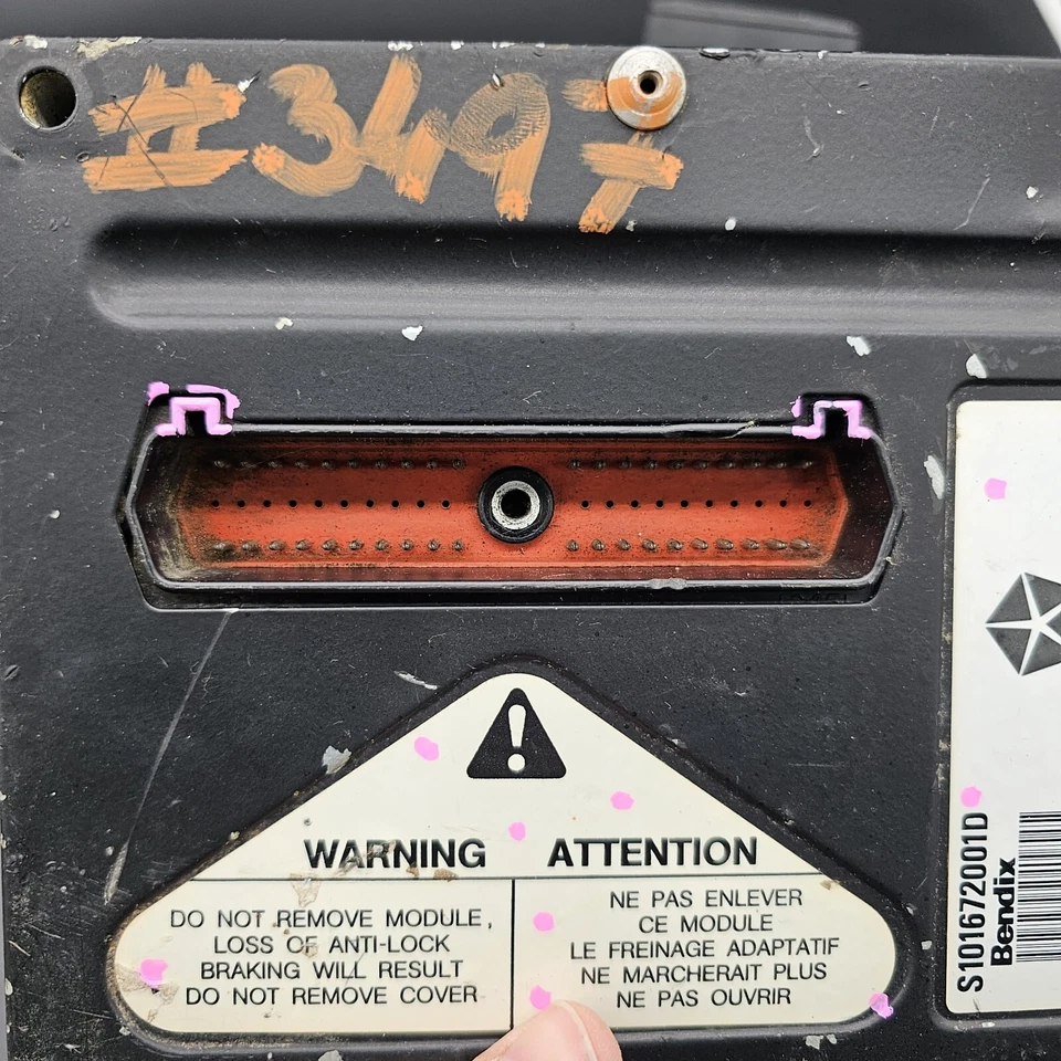 Módulo de control antibloqueo ABS 1991-1992 Eagle Premier S101672001D 5234430 OEM Foto 4 de 4