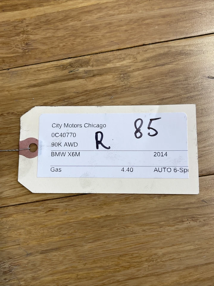 Turbocompresor derecho BMW X5M X6M 2010-2014 Garrett 90 k millas Foto 2 de 4