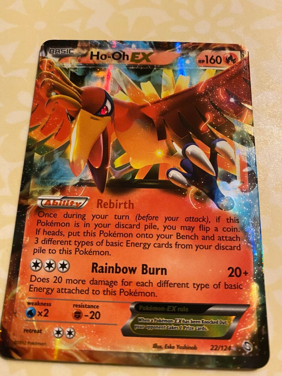  Pokemon - Ho-Oh-EX (22) - BW - Dragons Exalted - Holo