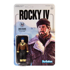 Rocky Balboa Winter Training Sylvester Stallone 3 3/4 Inch ReAction Figur Super7