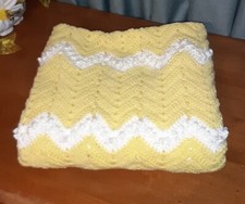 Crochet Baby Blanket Shawl Nursery Bedding Handmade Lap Blanket New