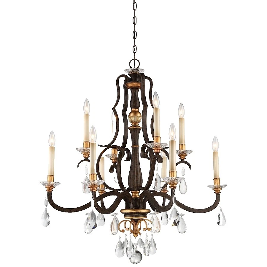 Candelabros de bronce Metropolitan