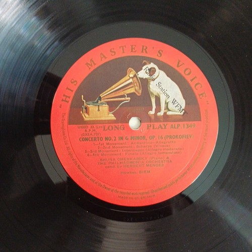 HMV ALP 1349 *RED/GOLD* PROKOFIEV CTO #2 SHOSTAKOVICH CTO *CHERKASSKY* G+/EX+ - Picture 8 of 9
