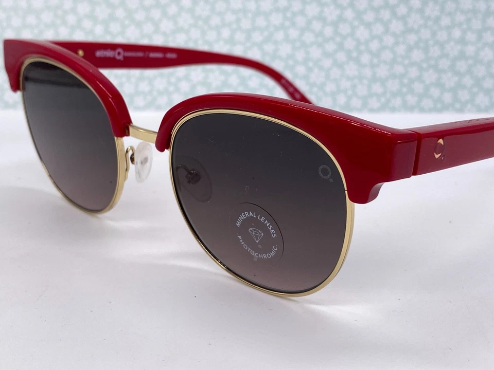 Женские солнцезащитные очки Etnia Barcelona красные круглые золотистые кошачий глаз Marina RDGD - Изображение 4 из 4