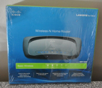 Linksys By Cisco Wireless-N Home Router Model WRT120N New/Factory ...