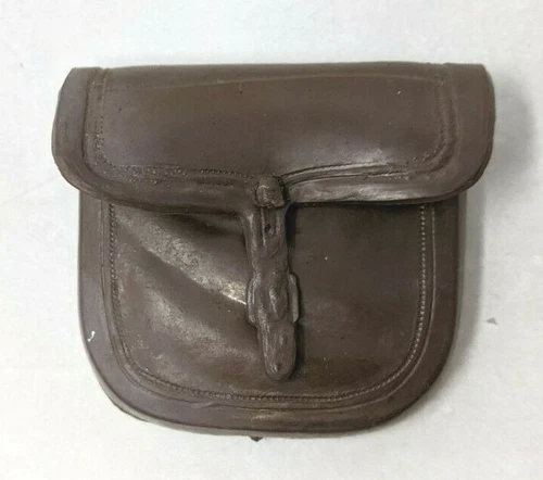 VTG Marx Johnny West BOTW Cowboy Western Brown Horse Saddle Bag Toy Accessory