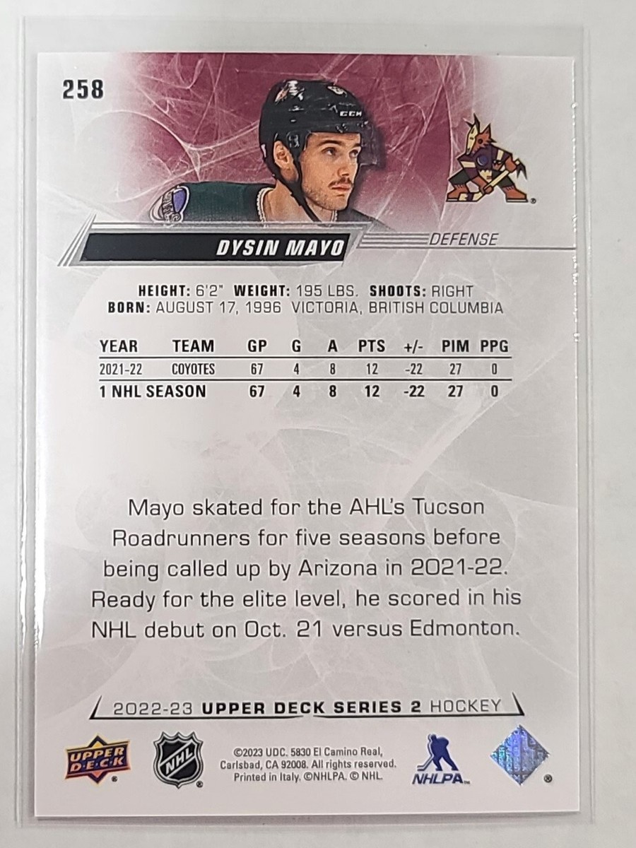 2022-23 Upper Deck Series 2 - #258 Dysin Mayo | eBay