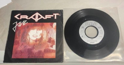 CRAAFT - ''JANE / GIMME WHAT YOU GOT '' - GERMAN MELODIC HARD ROCK  7''  1986