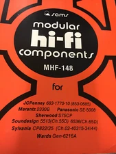 MHF-148 HI-FI SAMS MANUAL  JCPENNEY MARANTZ PANASONIC SOUNDESIGN  NOS