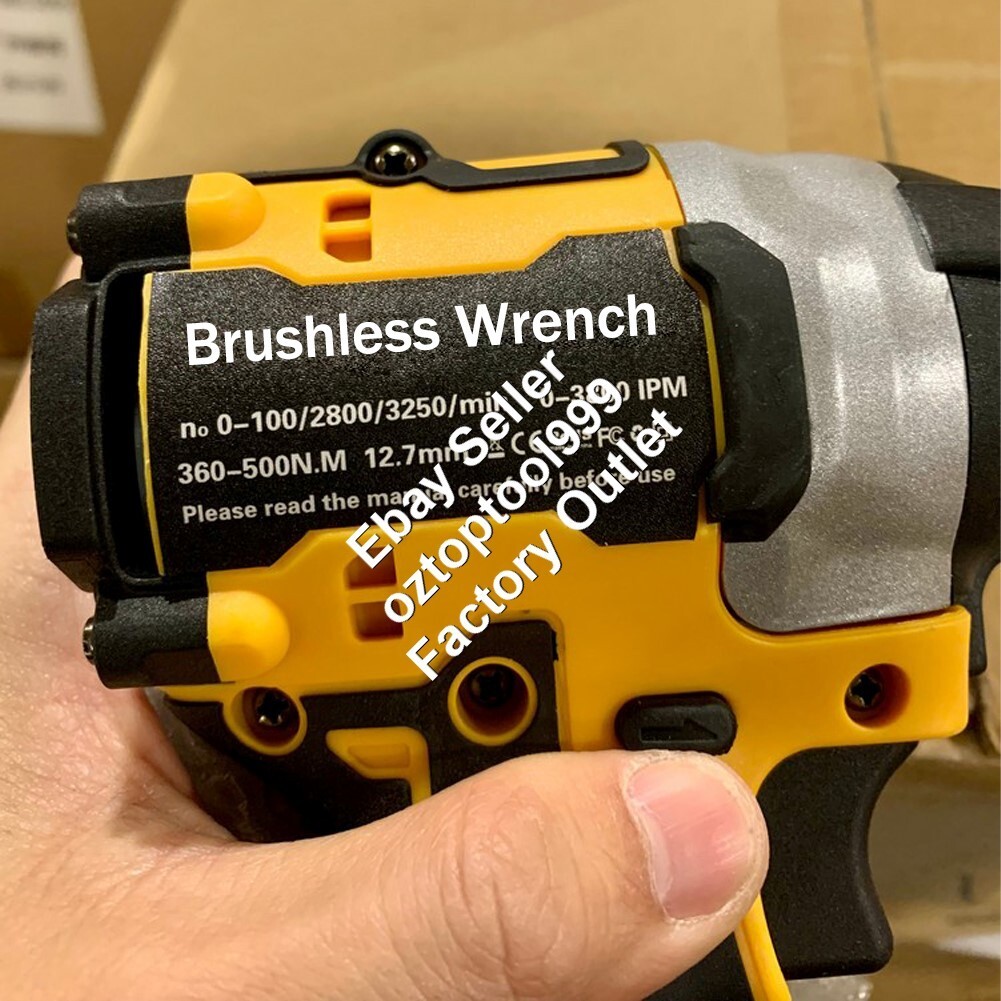 2in1 Brushless 1/2'' 1/4" Impact Wrench Rattle Gun For Dewalt