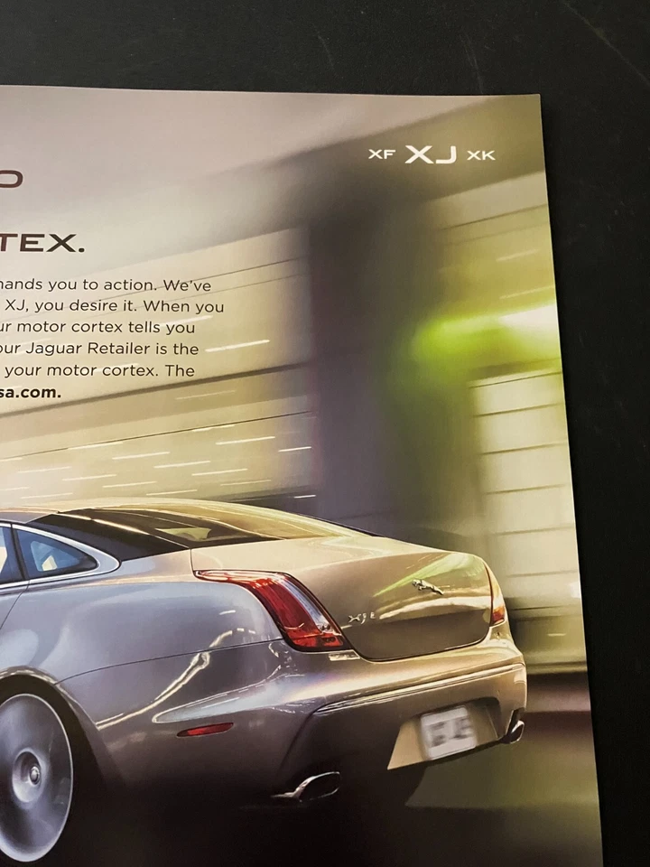 Silver 2013 Jaguar XJL Portfolio - Original Color Print Ad / Wall Art - MINT - Image 3 of 4