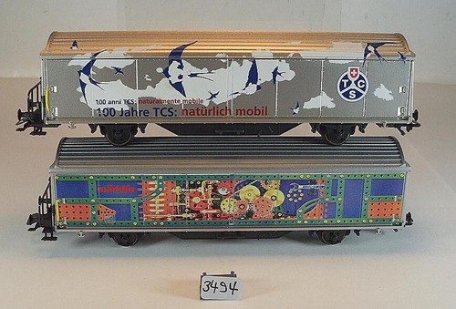 Märklin H0 Schiebewandwagen Baukasten & 100 Jahre TCS der SBB-CFF KKK & NEM#3494 | Zustand: Gebraucht
