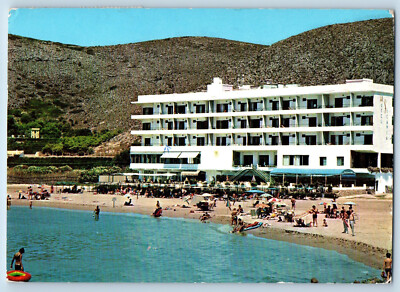 Valencia Spain Postcard Cullera No. 6 Hotel Sicania c1950's Vintage Posted