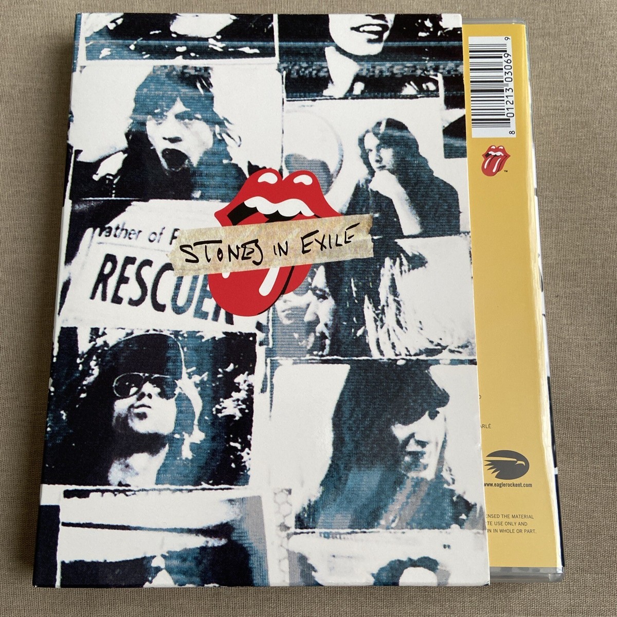 Rolling Stones in Exile (DVD 1972 Slipcover & Book) Rock
