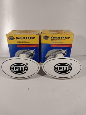 NOS Hella Comet FF100 Driving Fog Lights Pair 1112W | eBay Australia