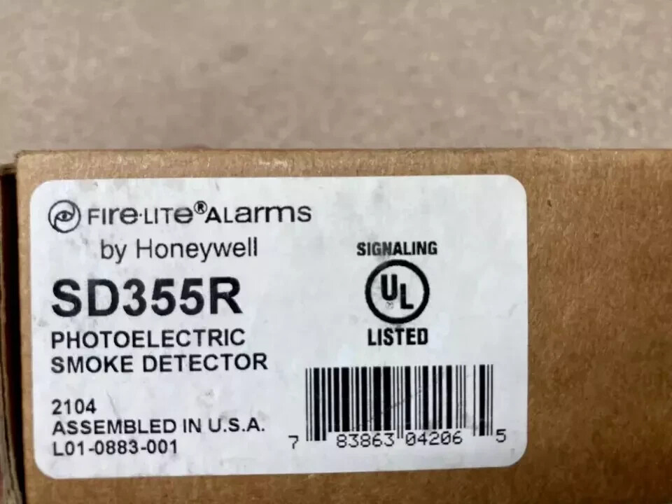 Honeywell Fire-Lite SD355R Photoelectric Smoke Detector with Reset Feature