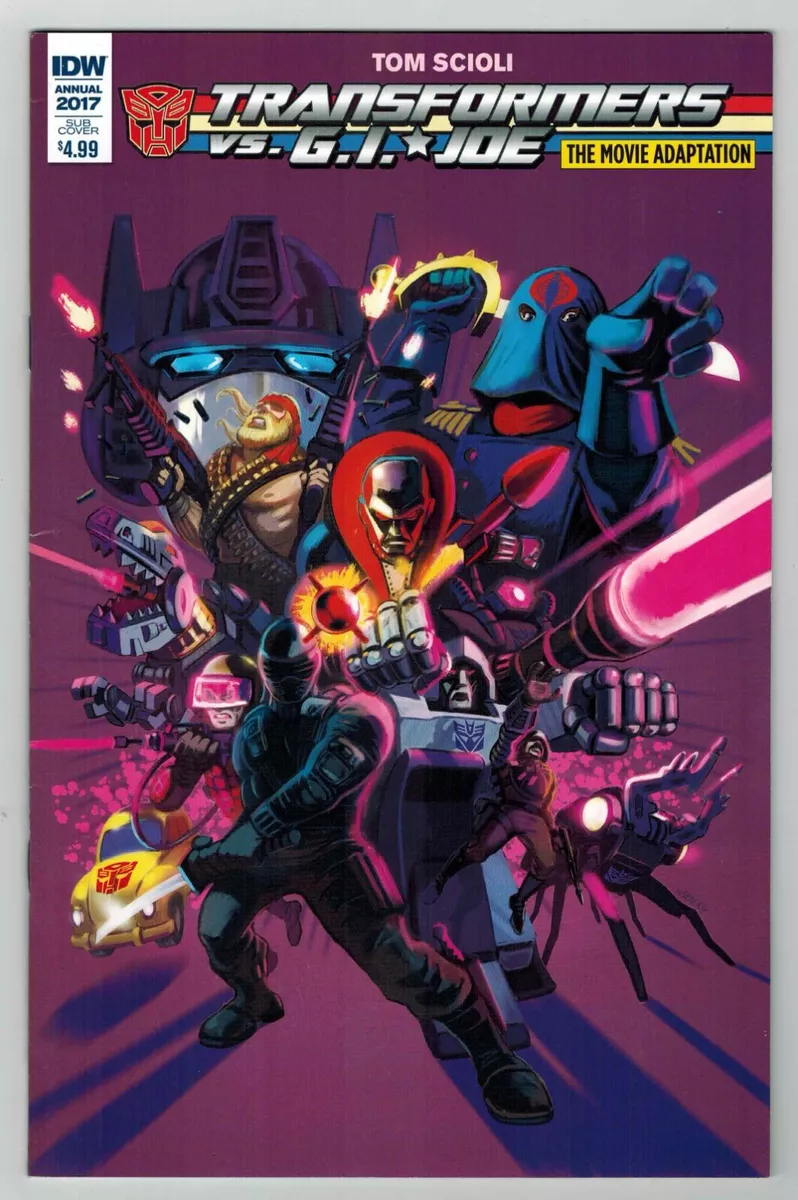 TRANSFORMERS VS. GI JOE 2017 ANNUAL SUBSCRIPTION VARIANT VF NM