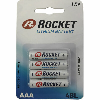 Rocket Ultimate Lithium L92 AAA FR03 Micro wie Energizer L92 oder Varta 6103