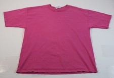 Willow Bay T-Shirt Mens L Pink Vintage 90s Single Stitch Made In USA Cotton Tee