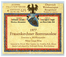 1970s-80s Osterreich Weinbauregoin Burgenland...