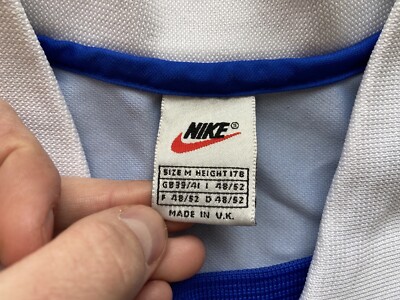 GLASGOW RANGERS 1997 1998 HOME FOOTBALL SHIRT SOCCER JERSEY NIKE
