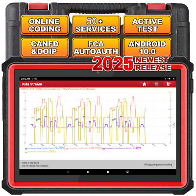 LAUNCH X431 PRO3S+ V+ PRO 5 Profi KFZ OBD2 Diagnosegerät Aktive Tests All system