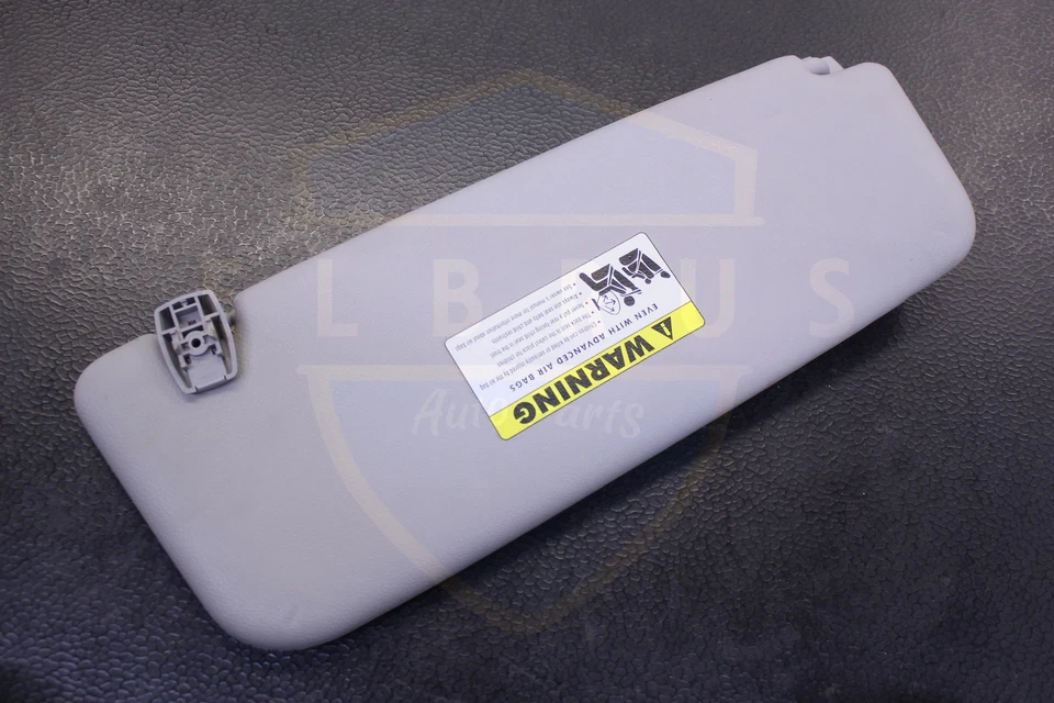 BMW 525XI 2004 2005 2006 2007 CONDUCTOR IZQUIERDO PARASOL VINILO GRIS OEM Foto 3 de 4